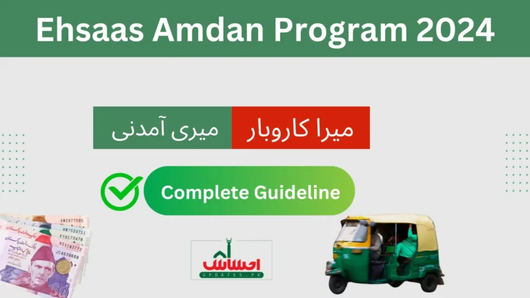 Ehsaas Amdan Program Check Online update 2024