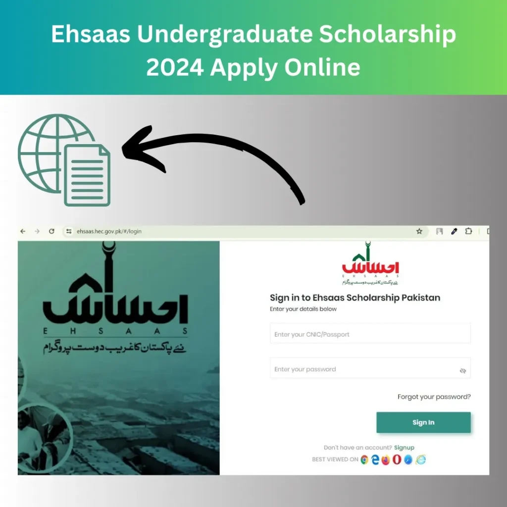 Ehsaas Scholarship for Undergraduates 2024