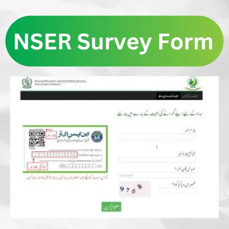 NSER Survey Form image