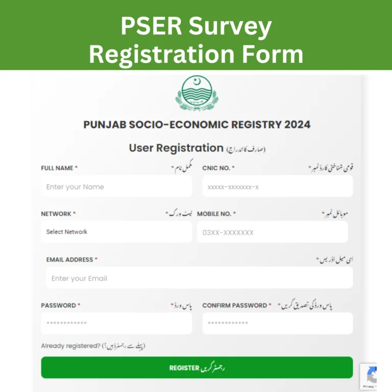 PSER Survey Registration 2024 image