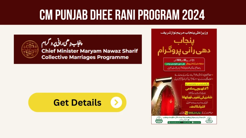 CM Punjab Dhee Rani Program 2024 Featured Image